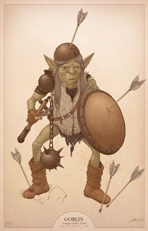 Goblin Character Design Illustration Drawing Art Fantasy