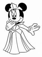 Coloring Minnie Mouse Pages Coloringmates sketch template