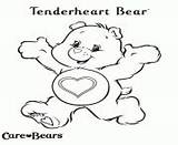 Bear Coloring Pages Tenderheart Bears Teddy Care sketch template