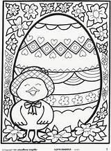 Coloring Pages Doodle Easter Spring Printable Color Book Kids Egg Let Print Colouring Sheets Educational Lets Insights Adult Christmas Chick sketch template