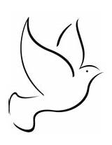 Tauben Taube Dove Supercoloring Fliegende Einfach sketch template
