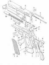 M1911 Drawing Getdrawings sketch template