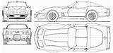 Corvette Coloring 1975 Chevrolet Corvetteforum C3 sketch template