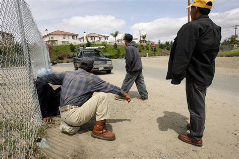 Day Laborers Gather To Wait For Work In San Diego Ca Todd Bigelow