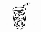 Refresco Copo Refrigerante Soda Vetro Disegno Pintar Bebidas Colorare sketch template