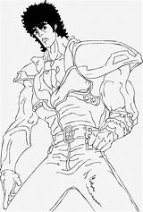 Kenshiro Progression sketch template