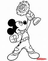 Roadster Racers Mickey Coloring Pages Mouse Sobre Ruedas Disneyclips Disney Aventura Funstuff sketch template