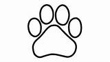 Paw Outline Print Dog Clip Clipart Puppy Cougar Panther Embroidery Line Machine Cliparts Multiple Styles Clipartbest Clipartmag Library Clipground Designs sketch template