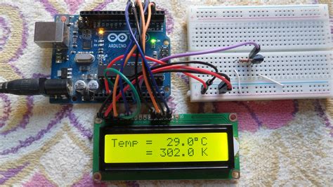 digital thermometer  arduino  lm temperature sensor