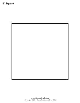 square templates blank shape templates  printable  shape