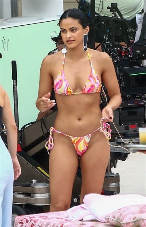 camila mendes drops jaws   bikini   star snaps page