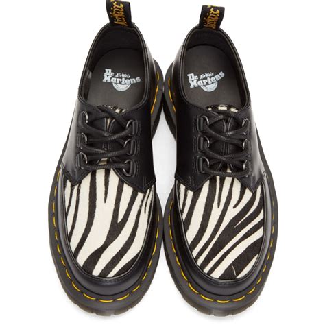 dr martens black ramsey zebra derbys martens  martens nice shoes