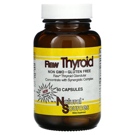 natural sources raw thyroid  capsules