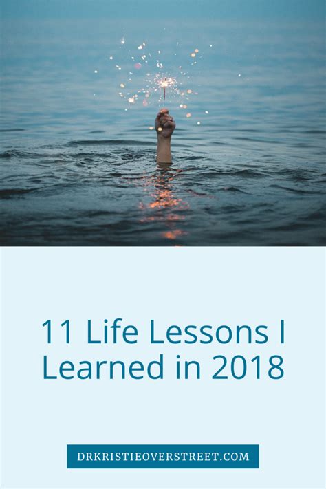 11 life lessons i learned in 2018 dr kristie overstreet