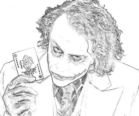 joker batman coloring pages