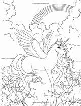 Unicorn Fenech Selina Colouring Epingle sketch template