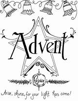 Advent Coloring Pages Wreath Printable Christmas Print Worksheets Calendar Kids Sunday Sheets Sheet Christian Book Season Candles Children First Color sketch template