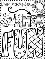 Coloring Pages End Year Summer School Board Choose Printable sketch template