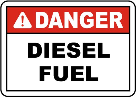 danger diesel fuel label claim   discount