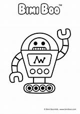 Bimi Robots sketch template