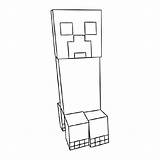 Creeper sketch template