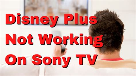 fix disney   working  sony tv