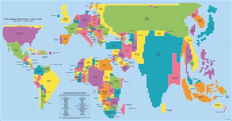 world map adjusted  population size maps   web