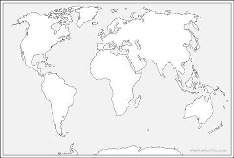 printable world maps