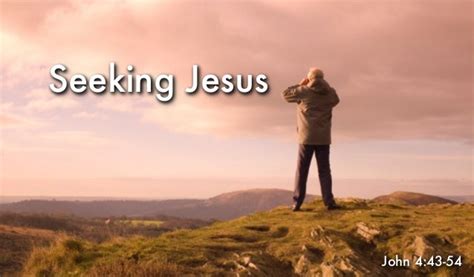 seeking jesus