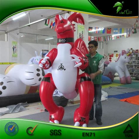 Hongyi Sex Toys Dragon Inflatable Costume Inflatable Red Dragon Fat