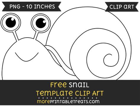 snail template clipart