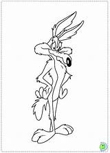Coyote Coloring Drawing Wile Pages Cartoon Wylie Dinokids Printable Looney Tunes Drawings Color Simple Colouring Clipart Tattoos Easy Kids Print sketch template