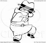 Spy Cartoon Coloring Pages Toeing Tip Clipart Cory Thoman Outlined Vector Regarding Notes sketch template