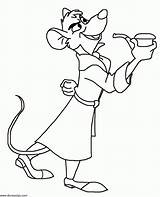 Coloring Mouse Detective Great Disney Printable Pages sketch template