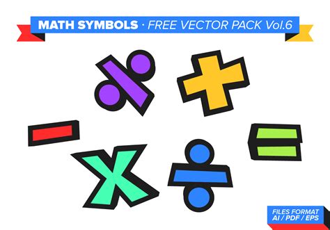 math symbols  vector pack vol   vector art  vecteezy