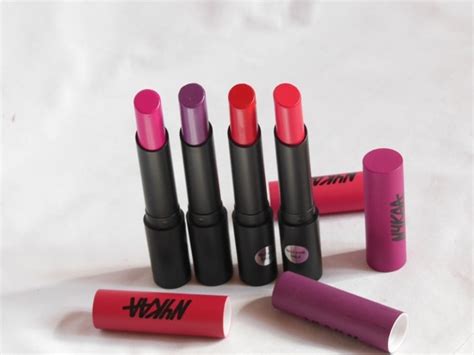 Nykaa Paintstix Lipstick Collection Review Swatches Of