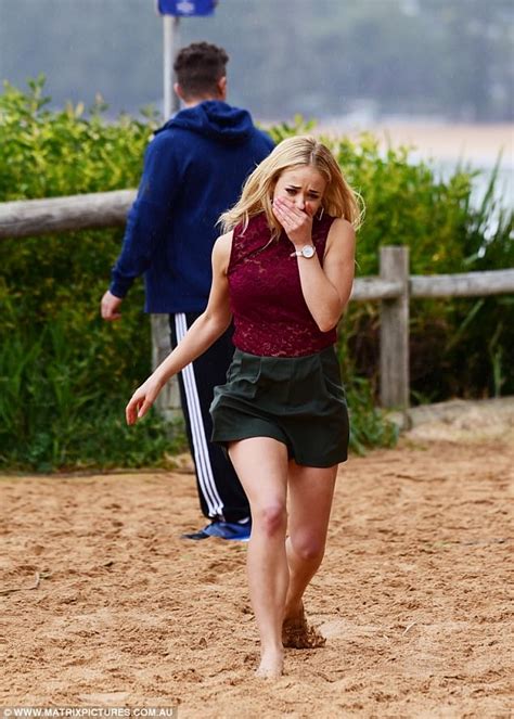 home and away s raechelle banno films dramatic scenes