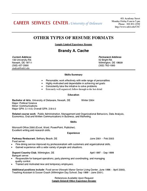 resume examples job experience examples experience resume