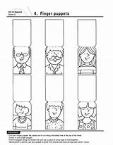 Finger Puppets Puppet Dedo Activities Docstoc Printabletemplates Seç Pano Kaynak Okul Afkomstig sketch template