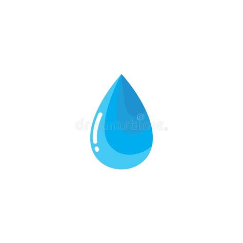 water drop template vector illustration stock vector illustration