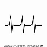 Cardiaco Batimento Battito Coloring Disegni Heartbeat Colorare Ultracoloringpages sketch template