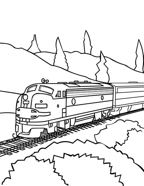 printable train coloring pages ideas  coloring sheets train
