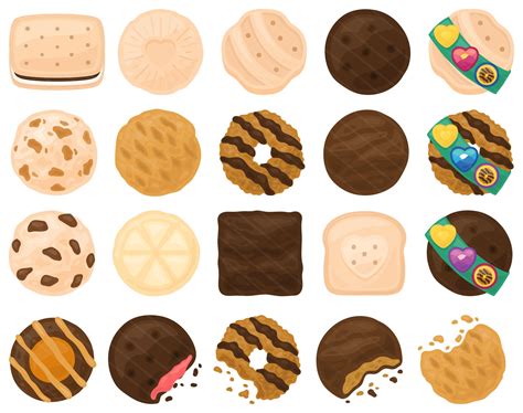 girlscout cookie clipart