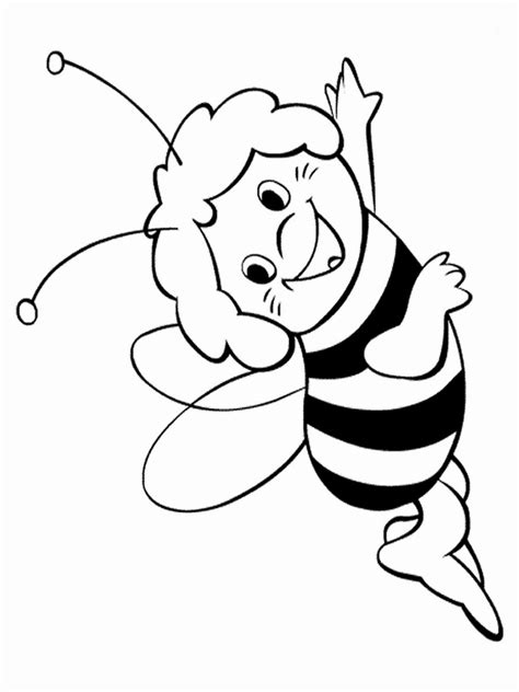 bee   girl coloring page bee coloring pages bumblebee cartoon