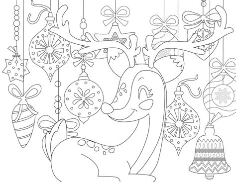 printable christmas coloring pages  adults