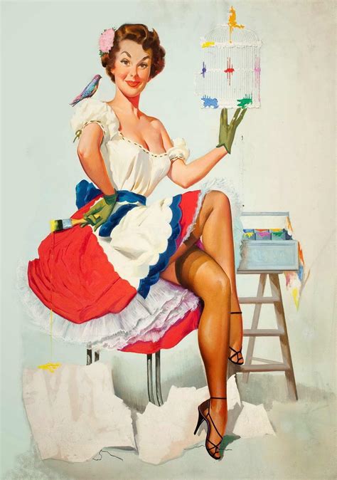 sexy pin up girl in ww2 pop art propaganda retro vintage kraft poster