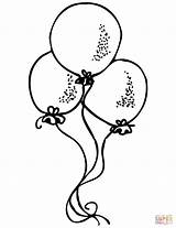 Coloring Balloon Pages Balloons Printable Drawing Toys sketch template