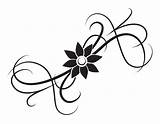 Flower Tattoo Easy Tattoos Simple Designs Flowers Draw Drawing Clipart Drawings Cliparts Clip Kids Attribution Forget Link Don sketch template