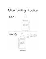 Glue sketch template