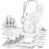 Capodoglio Statek Ship Moby Stampare Whaling Nave Whales Rysunek Obraz Domenie Wektory Proste Publicznej Lusso Printmania Mammiferi Attacca sketch template